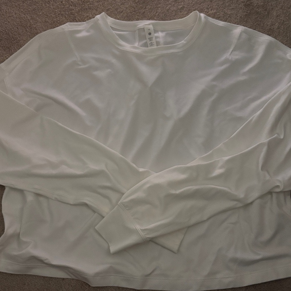 lululemon athletica White Long Sleeve Tee